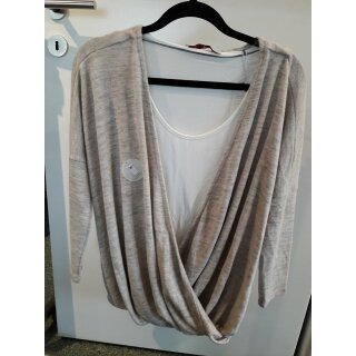 Pullover silky Touch beige-melliert XL