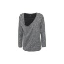 Stillshirt 1/1 Arm grau meliert