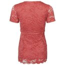 MLMIVANA s/s woven lace wrap top