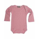 Body Seide Langarm rosa 68