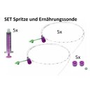 Ernährungssonde in verschiedenen Sets