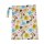 Nasstasche bunt Tiere beige