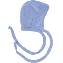 Babymütze Wolle/Seide/BW blau/06 50/56