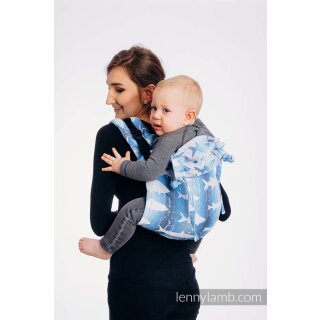 LennyUp Onbuhimo Toddler Fishka big blue
