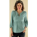 Musselin Bluse 3/4 pistache 546-068