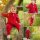 Fleece (Trage-)Overall beere 56/62