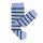 Babylegs Bio Baumwolle blau gestreift